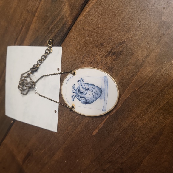 Free People Jewelry - New Anatomical Heart Pendant